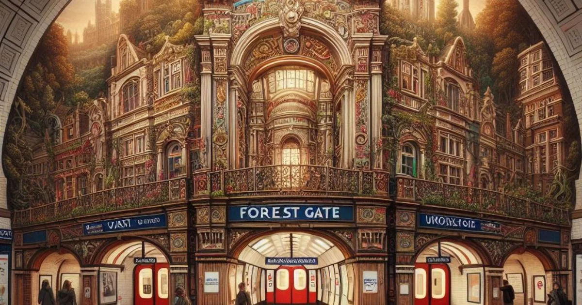 Forest Gate Tube Station London