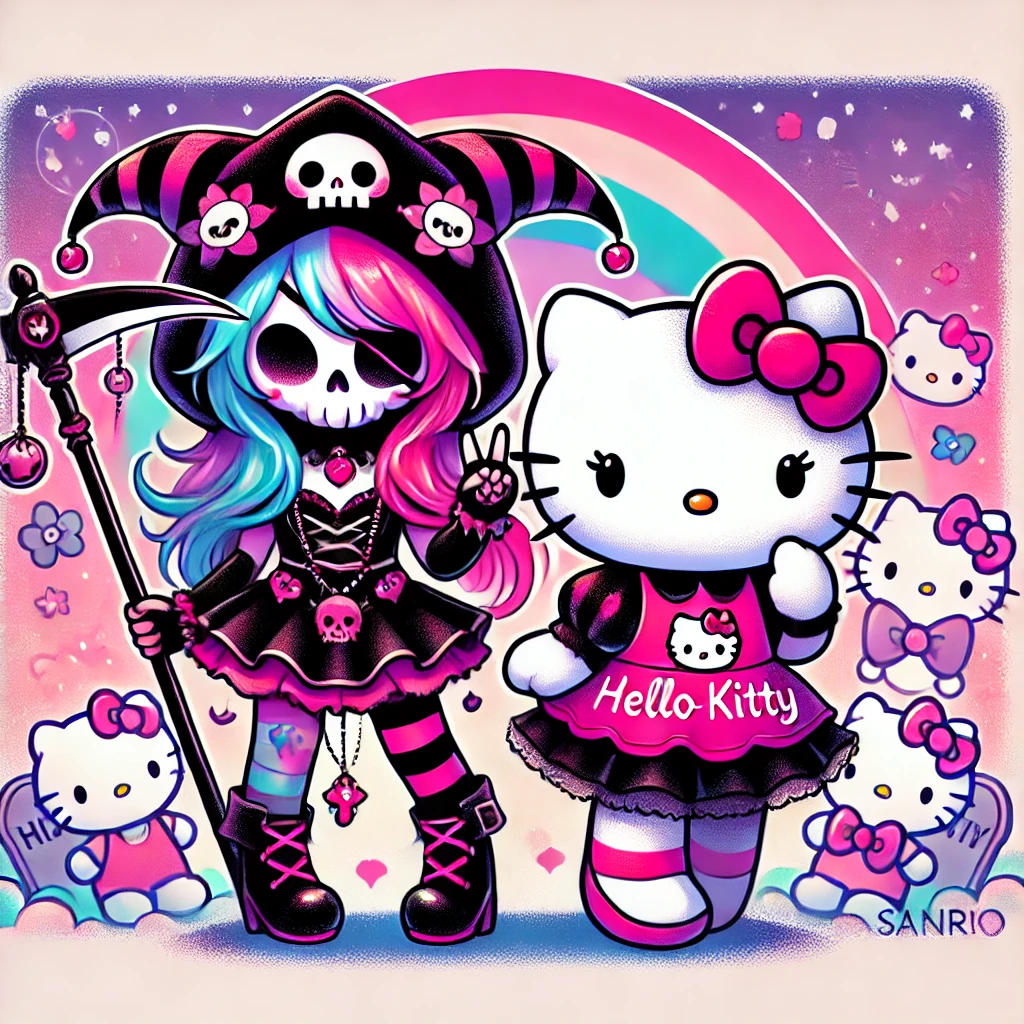 kuromi:fox5ydxdt58= hello kitty